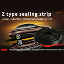 6M Z Type Car Door Edge Rubber Seal Strip Hollow Weatherstrip Trim Protector