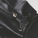 Women Korean Style PU Leather Casual Backpack Rivet Travel Bag School Bag B