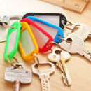 30x Key Chain Labels Lettering Key Tags Name Badges