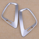 2X Center Console Chrome Air Vent Cover Trim Bezel fit for Jeep Cherokee 2014-18