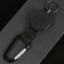 Elastic Rope Outdoor Camping Anti-lost Telescopic Keychain Holder with Carabiner