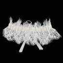 Bridal Wedding Pearls Bow knot Lace Garter Party Accessories