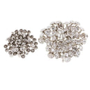 50x Crystal Rivets Studs Buttons for Bracelet Bag Leather Craft 7mm