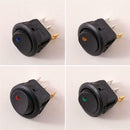 4Pcs Waterproof ON/OFF Car 12V 20A Round Rocker Dot Boat LED Light Toggle Switch