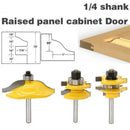 3Pc1/4 Shank Raised Panel Cabinet Door Router Bit Set - 3 Bit Ogee Woodwork