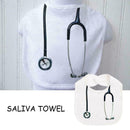 Unisex Baby Lunch Bibs Funny Cartoon Stethoscope Toddler O For Newborn Baby E4F7