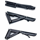 2PCS Decorative wall mounted shelf e folding foldable metal bearing table s U8U9