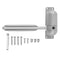 2pcs Metal Mini Door Closer Closing Automobile Adjustable Door Stopper Gray