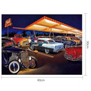 5D DIY Full Drill Diamond Painting Parking Lot Cross Stitch Embroidery (1)