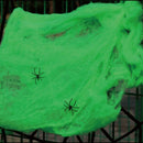 Halloween Spider Web Props Home Party Bar Decoration Stretchy Cobweb Spider J6T4
