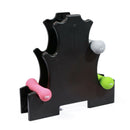 Vinyl Dumbbell Set Gym Weights Stand Rack Home Fitness Exercise Workout N MYB