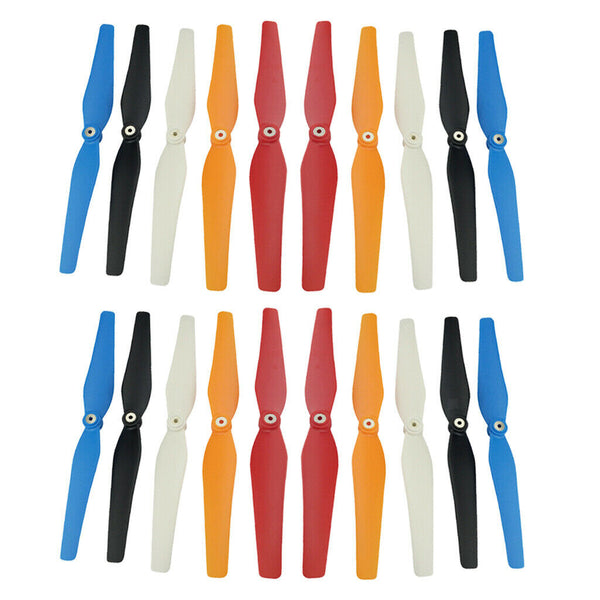 20 Pieces Five Colors Plastic Airscrew Propeller Prop Rotor Kit for Syma