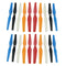 20 Pieces Five Colors Plastic Airscrew Propeller Prop Rotor Kit for Syma