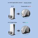 Vertical Stand Dual Controller Charger with 2 USB HUB for Sony PS5 DE/UHD  A