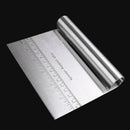 Stainless Steel Dough Bench Scraper Wooden Handle Cake Slicer Pastry Cutter
