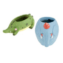2 Pieces Cute Animal Shaped Cartoon Home Decoration Succulent Vase Flower Pots