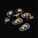 10 Pairs Nose Pads Screw On for Glasses/Spectacle/Sunglasses Metal & Plastic New