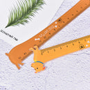 Cute Dog Shape Ruler Mini Plastic Straight Ruler For Kids School Supplies GifJ,a