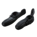 Pair of Handlebar Grips Plastic Horn for Bike Bicycle Cycling MTB Black N8X4