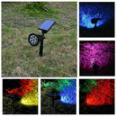 Xmas Solar 7 LED Garden Lamp Spot Light Lawn Landscape Spotlight Light Outdoor