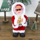 New Christmas Decorations Electric Shaking His Head Dance Santa Claus Music E4I7
