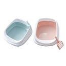 2Pcs 16'' Open Top Cat Litter Box Cats Litter Box