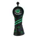 Golf Wood Cover Black PU Leather Woods Driver Headcover Club Accessories