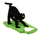 Christmas Halloween Dog Costumes Black Cat Riding on Dog Pet Cat Suit L