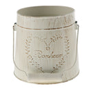 British Style Garden Small Metal Tin Plant Flower Hanging Planter Pot Box