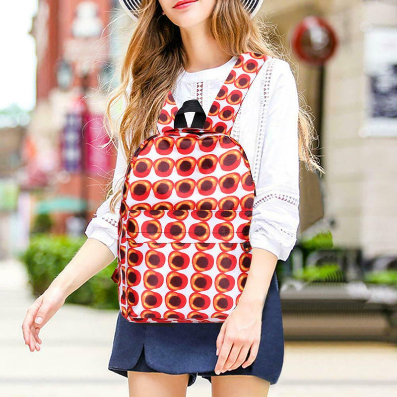 Printing Travel Backpacks Women Nylon Preppy Style Shoulder School Bags