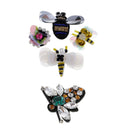 5pcs Rhinestone Beaded Patches Sequins Fabric Patches for Garment Decor