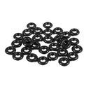 30 Pcs 2.5mm x 6.5mm x 2mm Rubber O Rings for Wacky Worm Fishing R7G7