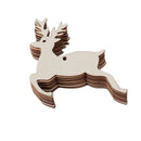 10pcs Christmas ornaments running deer home Christmas tree ornaments small