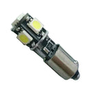 2pcs Car Bulb CANBUS Error-Free BA9S H6W White 5050 SMD 5 LED Light Lamp 12V dgg