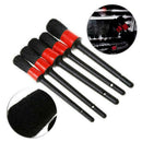 5pcs Car Cleaning Brush Set For Dashboard Crevice Fast Wheel Detailing E3U7 I7T4