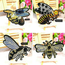 Handmade Bees Beaded Patches Sew On Sequin Patch For Clothing Beading Appli U3L7