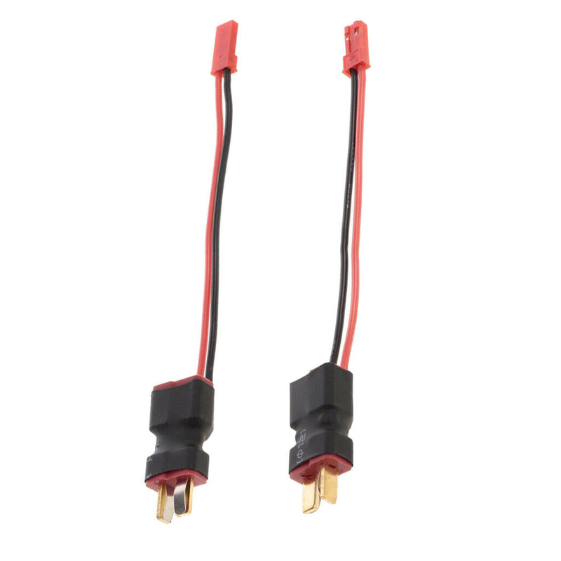 2pcs Deans T Connector Adapter with Male JST Plug Cable for RC Auto Battery