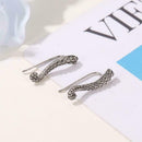 Ear Climber Octopus Tentacle Ear Crawler Women Metal Cuff Stud Unique Desig N0K0