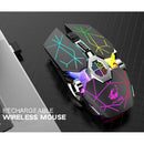 Wireless Gaming Mouse 2.4G USB Rechargeable Backlight Mice Hot!