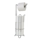 Toilet Roll Holder Free Standing, Compact Metal Toilet Roll Storage for 4 P