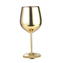 Stainless Steel Unbreakable Wine Glasses- Premium 500ml 17oz Wine Glasses, Great