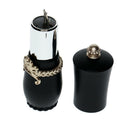 Lipstick Shaped Needles Pin Cushion with 5x Sewing Needles Portable Black
