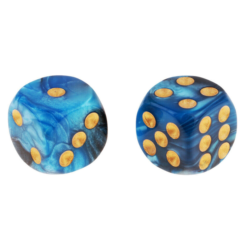 20 pack of 16mm Opaque Six Sided Spot Dice Games D6 D&D RPG