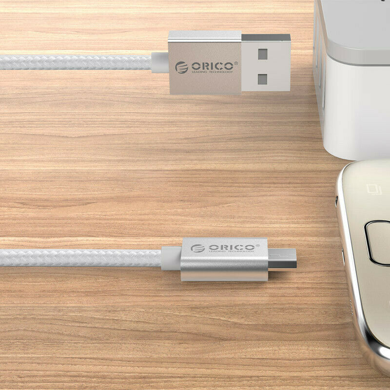 Orico Edc-10-V1 3.3Ft Strong Nylon Braided Micro-Usb Charging Data Cable Fo E1T1