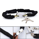 Heavy Duty High Secuirty Motorcycle Bicycle Bike Chain Padlock Lock Black  3C