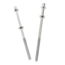 2 Pcs Drum Tension Rods with Drum Screws for Drummer 109mm