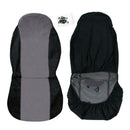 Universal Car Front Rear Seat Covers Cushion Pad for Crossovers SUV gray
