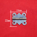 10XBrass Color Mini Butterfly Hinges to Cabinet Drawer Jewelry Box DIY Repair 3c