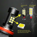 2Pcs Led HB3 9005 Fog Light Bulb 1200lm 6000K White Car Daytime Running Lam X9Z2