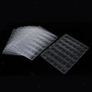 Clear Plastic Coin Pocket Page Protectors Coin Holders Storage Sheets (42-